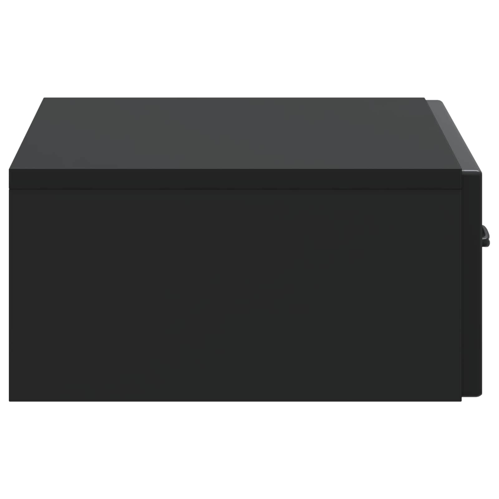 Wandmontierter Beistelltisch Schwarz 59 x 34,5 x 17 cm