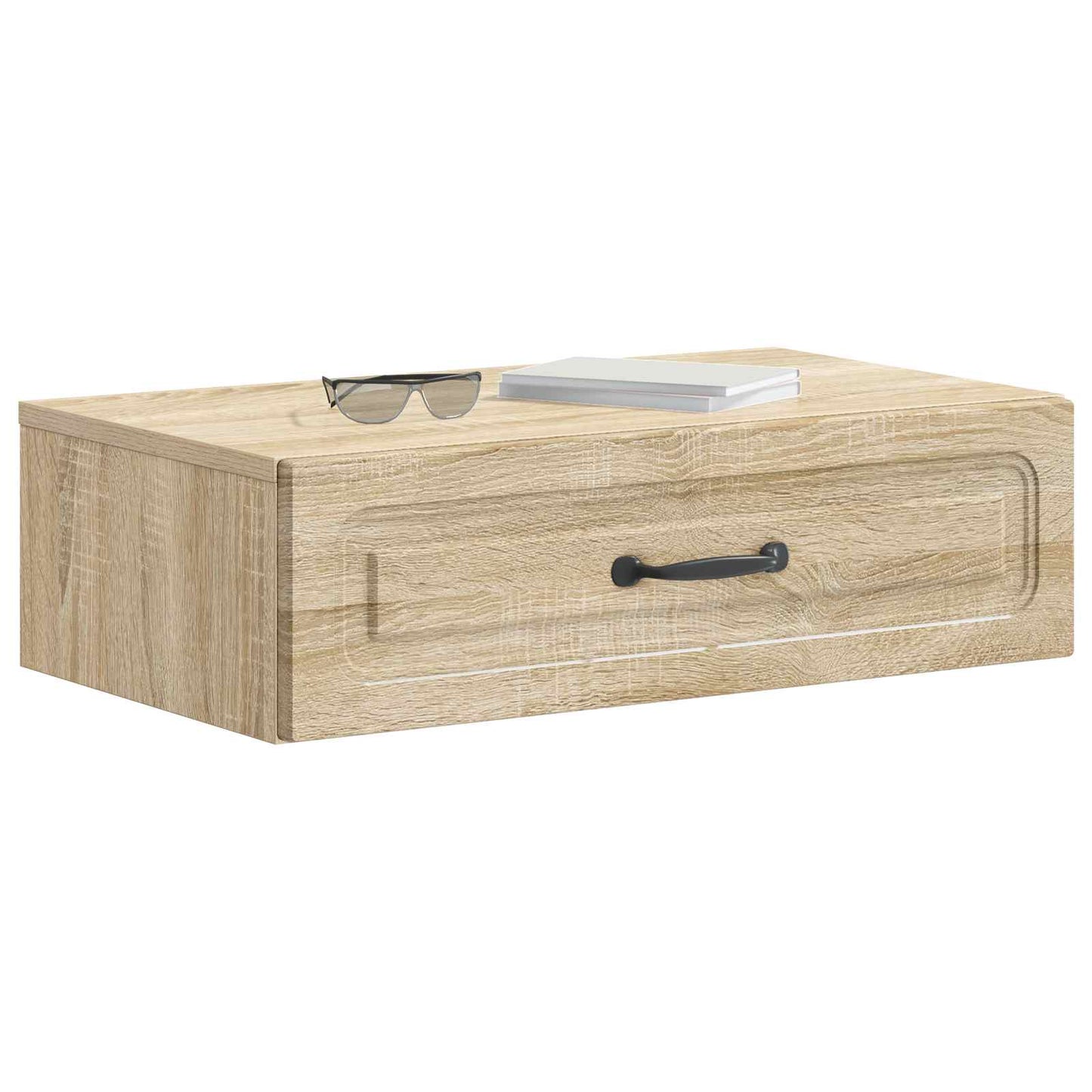 Wandmontierter Beistelltisch Sonoma-Eiche 59 x 34,5 x 17 cm