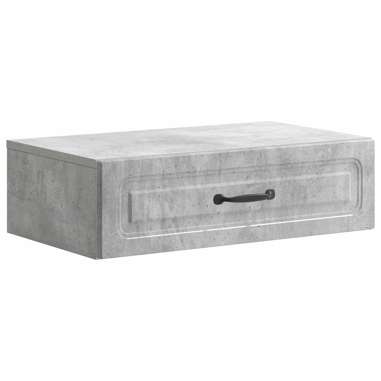 Wandmontierter Beistelltisch Betongrau 59 x 34,5 x 17 cm