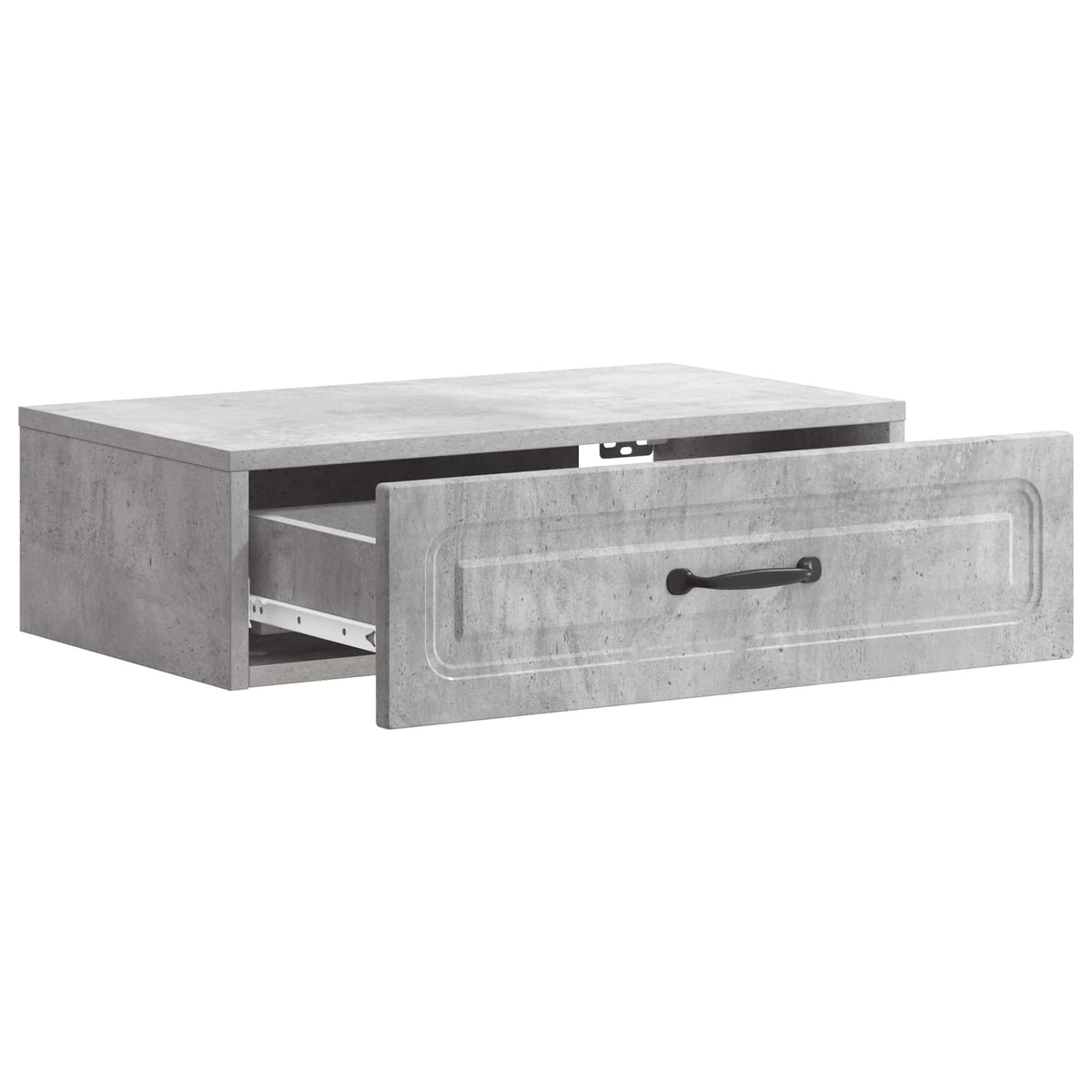 Wandmontierter Beistelltisch Betongrau 59 x 34,5 x 17 cm
