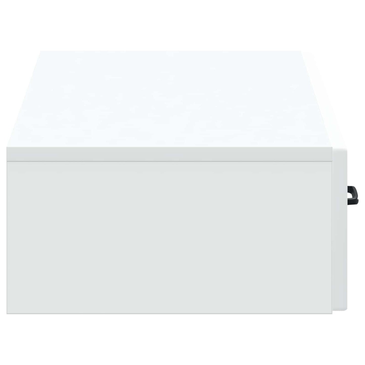 Wandmontierter Beistelltisch Weiß 87,5 x 34,5 x 17 cm
