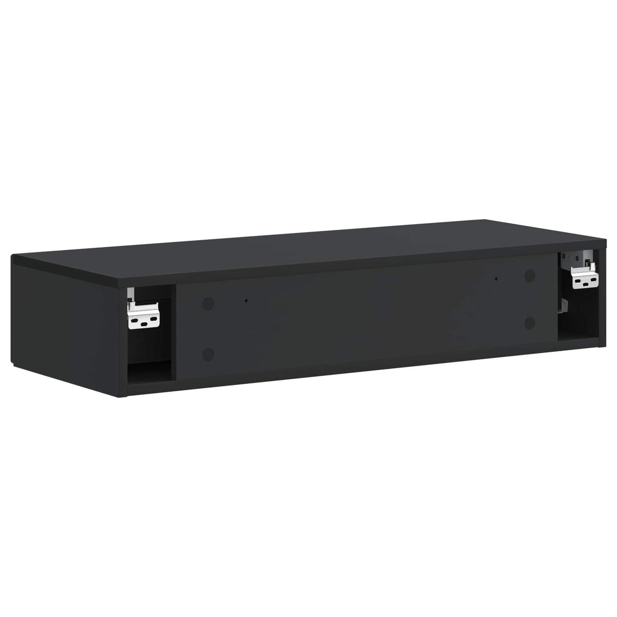 Wandmontierter Beistelltisch Schwarz 87,5 x 34,5 x 17 cm