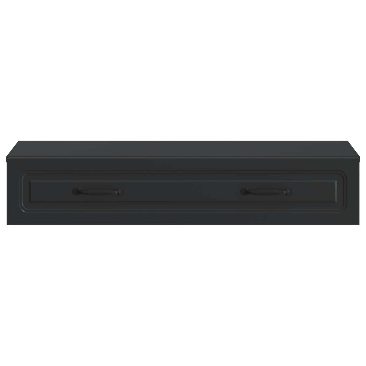 Wandmontierter Beistelltisch Schwarz 87,5 x 34,5 x 17 cm