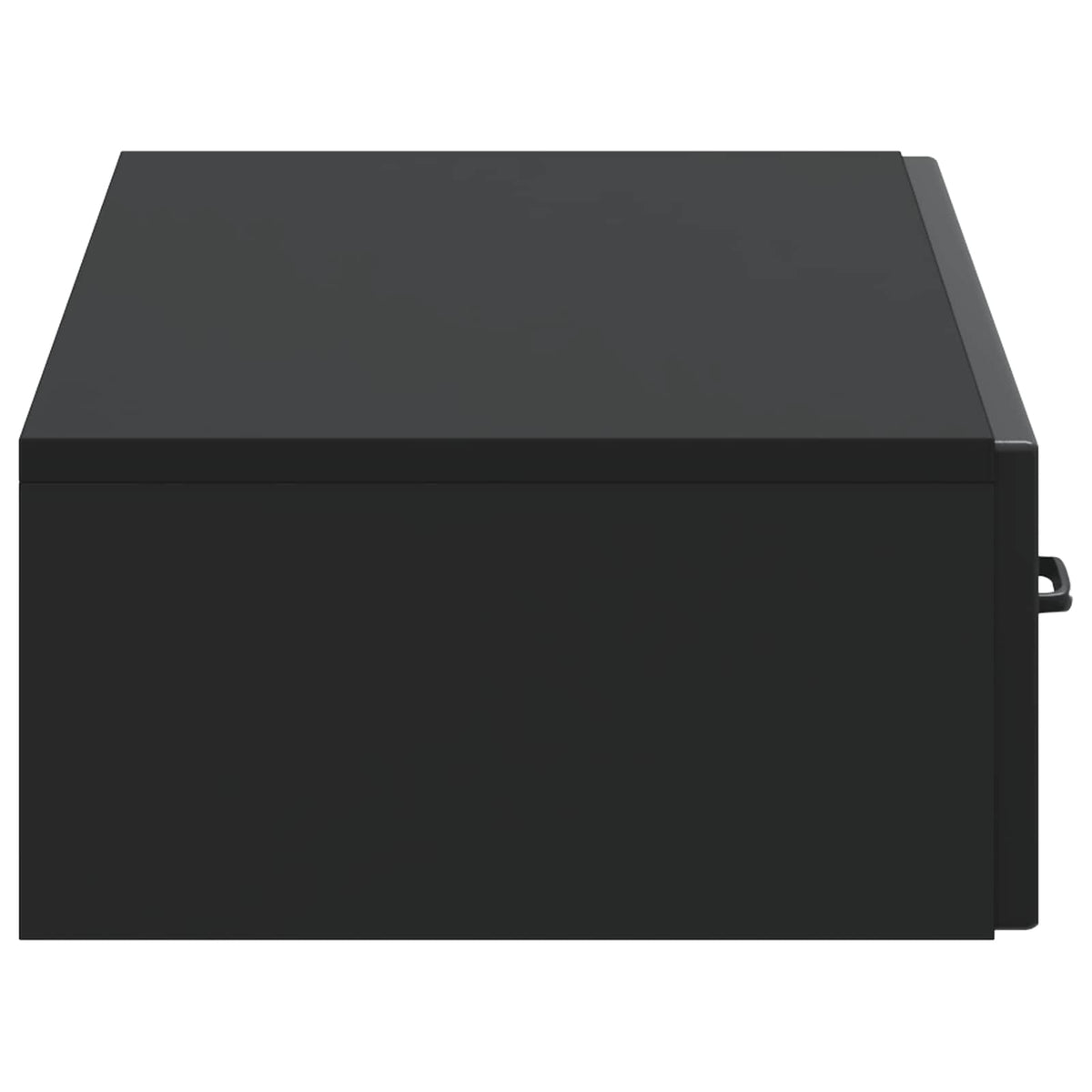 Wandmontierter Beistelltisch Schwarz 87,5 x 34,5 x 17 cm