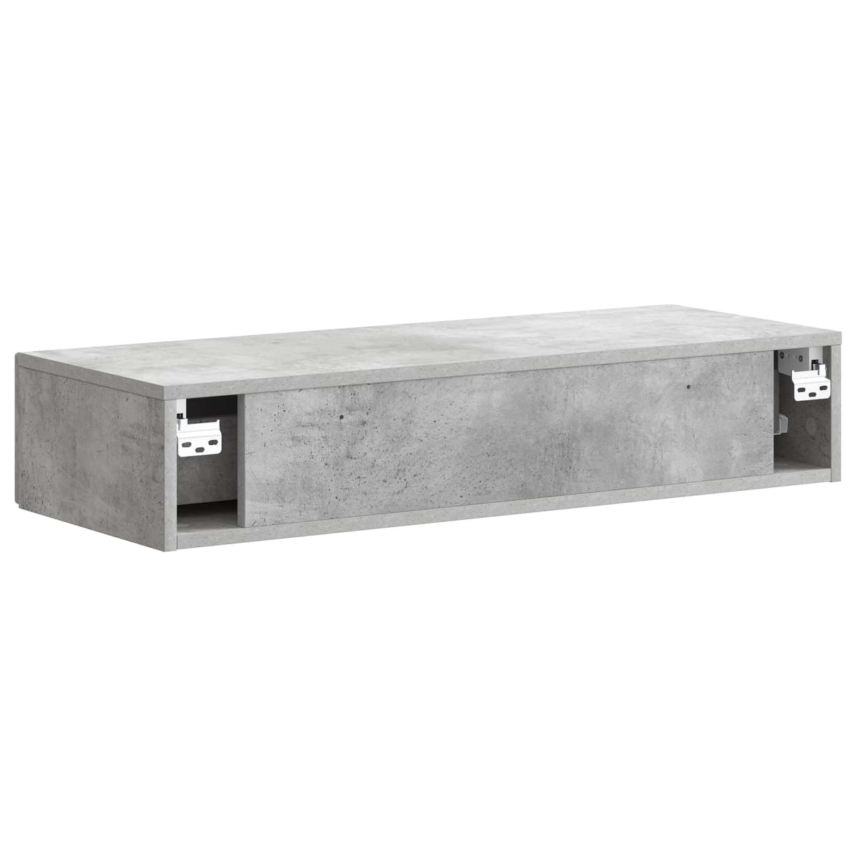 Wandmontierter Beistelltisch Betongrau 87,5 x 34,5 x 17 cm