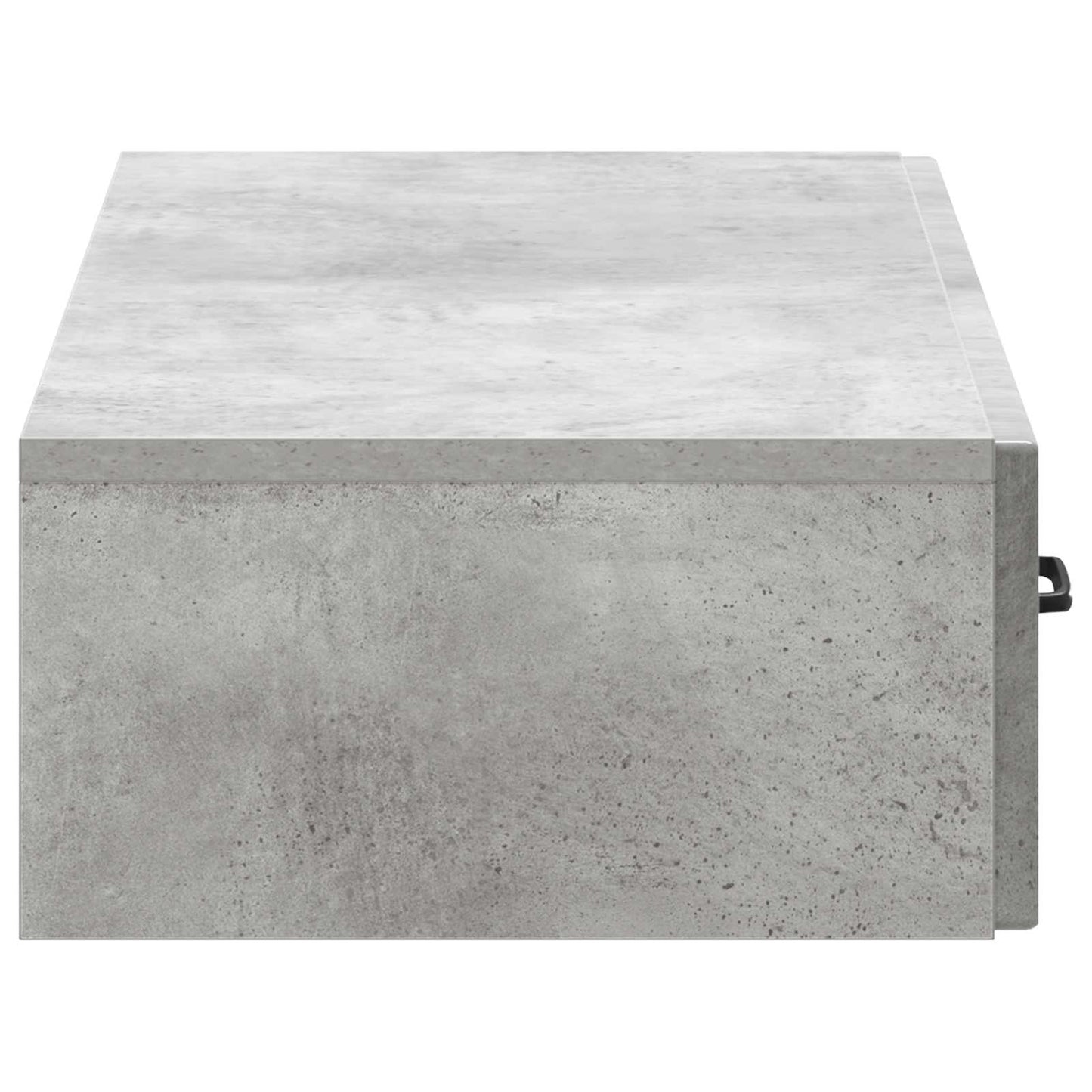 Wandmontierter Beistelltisch Betongrau 87,5 x 34,5 x 17 cm
