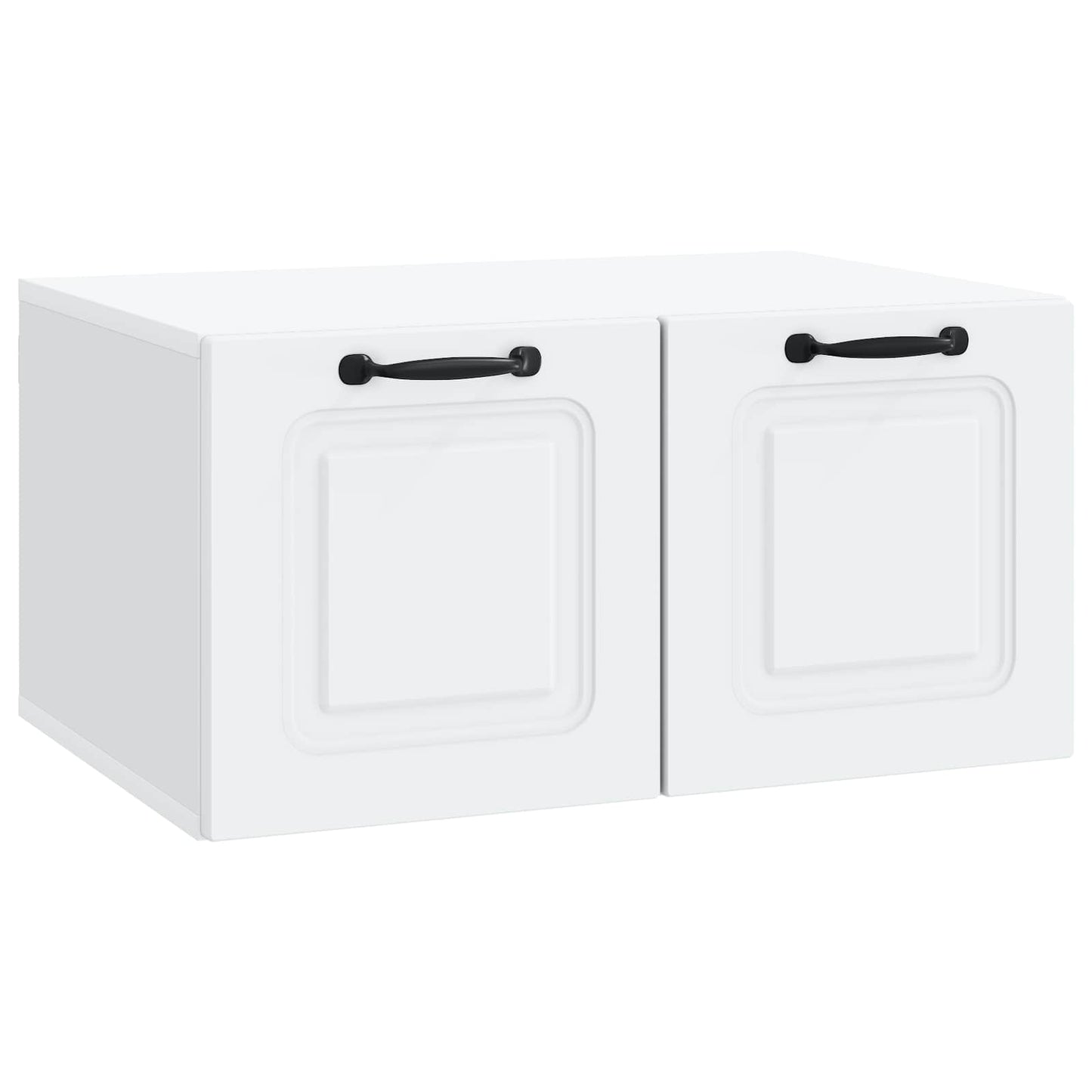 Wandmontierter TV-Schrank Weiß 59,5 x 41 x 30 cm Holzwerkstoff