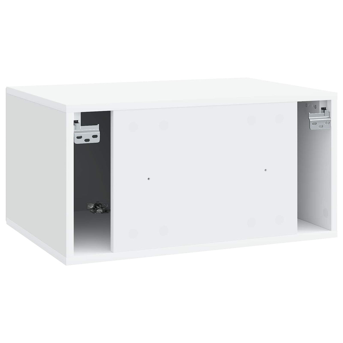 Wandmontierter TV-Schrank Weiß 59,5 x 41 x 30 cm Holzwerkstoff