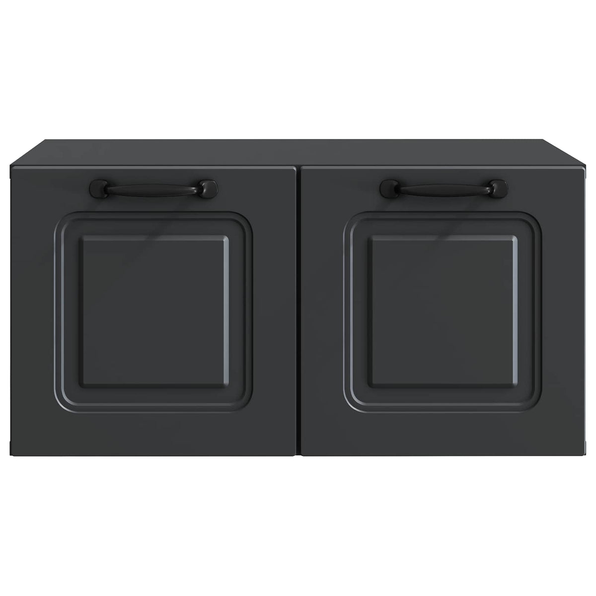 Wandmontierter TV-Schrank Schwarz 59,5 x 41 x 30 cm