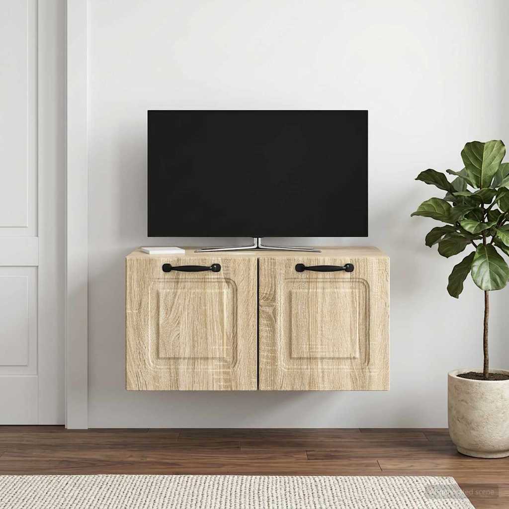 Wandmontierter TV-Schrank Sonoma-Eiche 59,5 x 41 x 30 cm