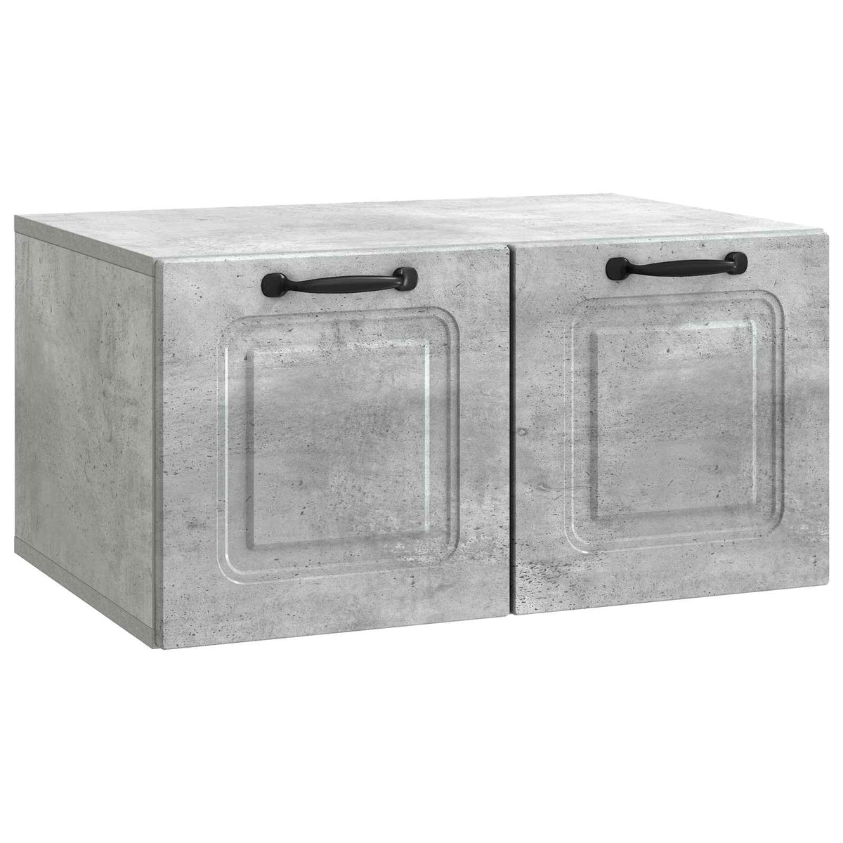 Wandmontierter TV-Schrank Betongrau 59,5 x 41 x 30 cm