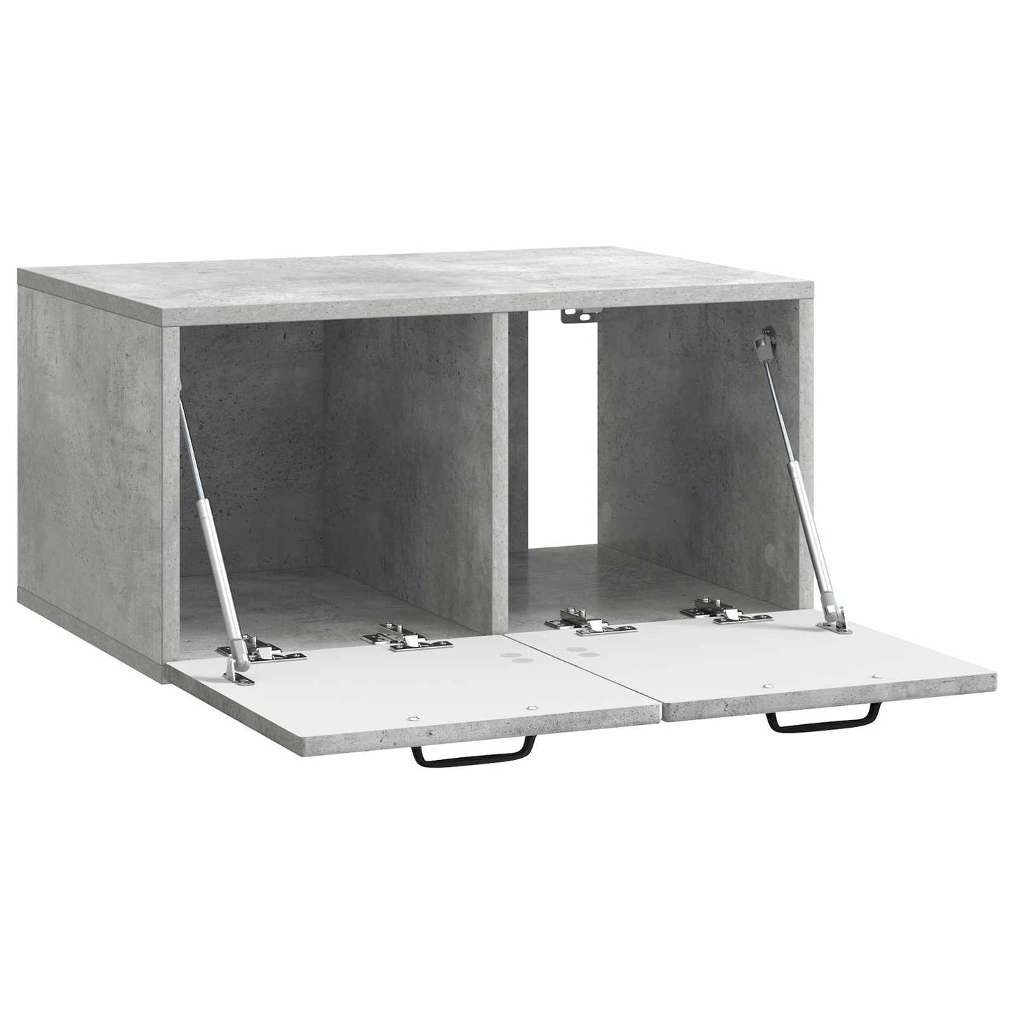 Wandmontierter TV-Schrank Betongrau 59,5 x 41 x 30 cm