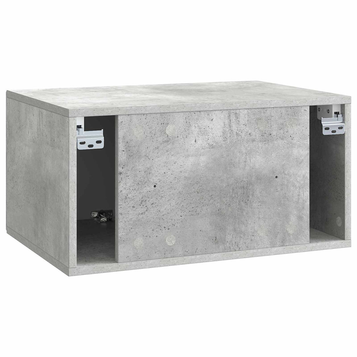 Wandmontierter TV-Schrank Betongrau 59,5 x 41 x 30 cm