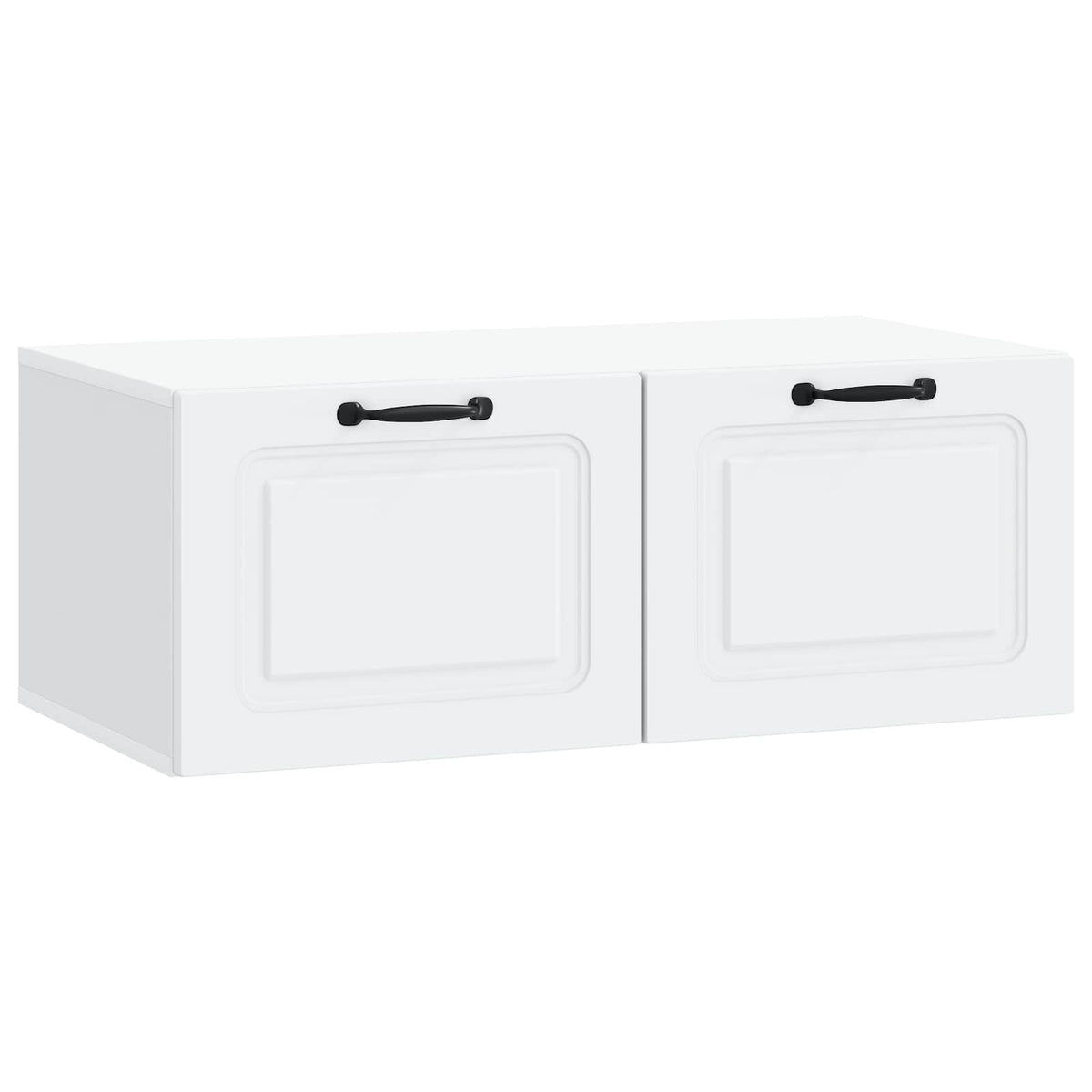 Wandmontierter TV-Schrank Weiß 78,5 x 41 x 30 cm Holzwerkstoff