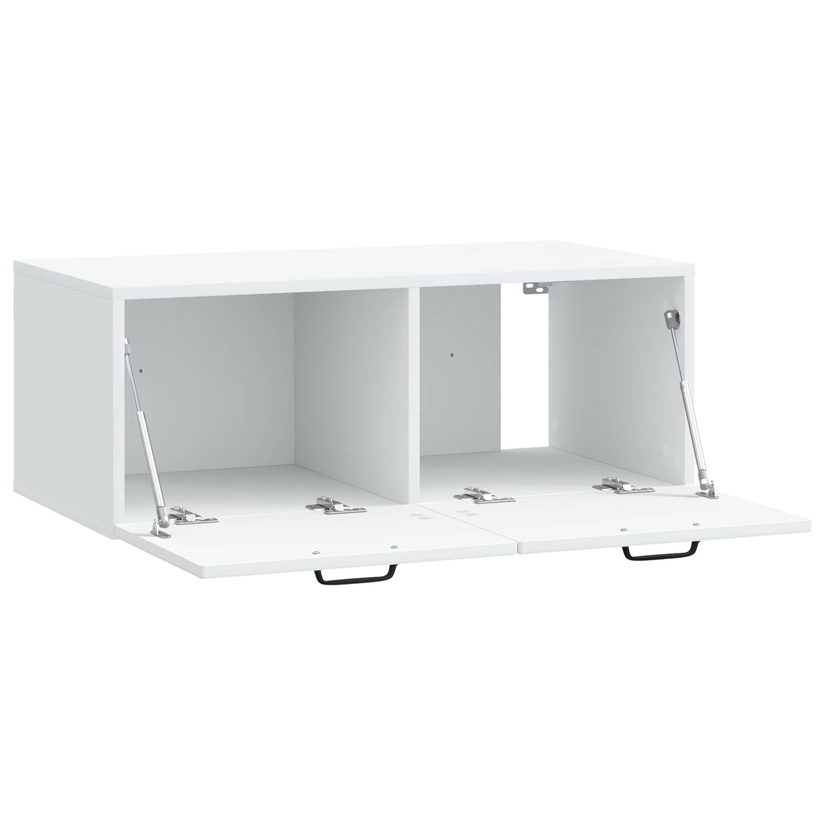 Wandmontierter TV-Schrank Weiß 78,5 x 41 x 30 cm Holzwerkstoff