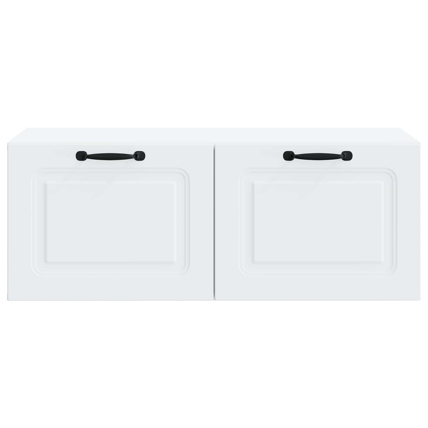 Wandmontierter TV-Schrank Weiß 78,5 x 41 x 30 cm Holzwerkstoff