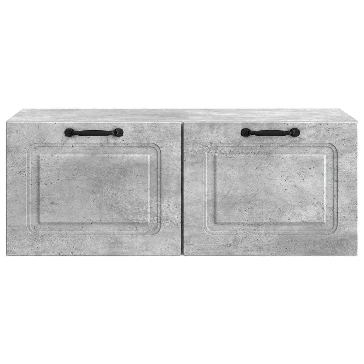 Wandmontierter TV-Schrank Betongrau 78,5 x 41 x 30 cm