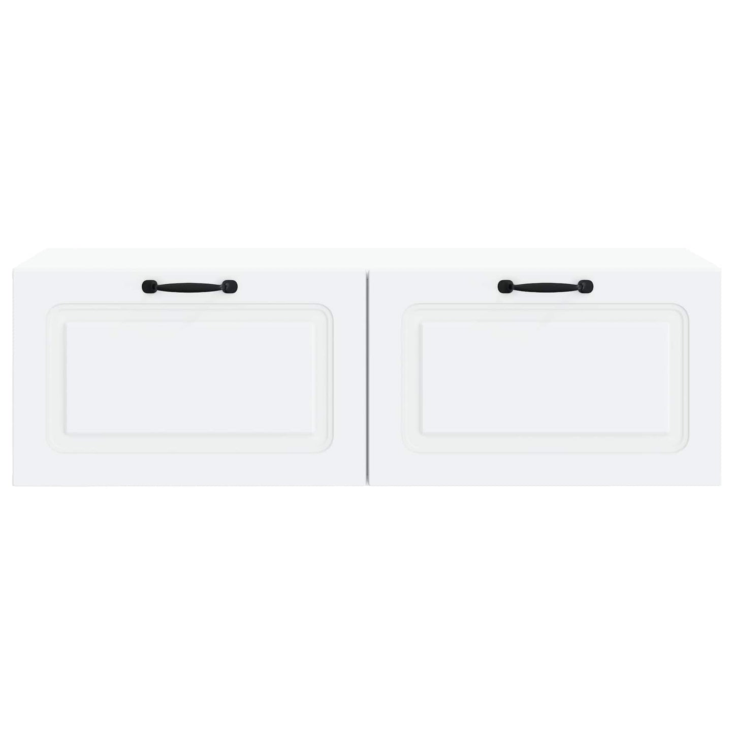 Wandmontierter TV-Schrank Weiß 98 x 41 x 30 cm Holzwerkstoff