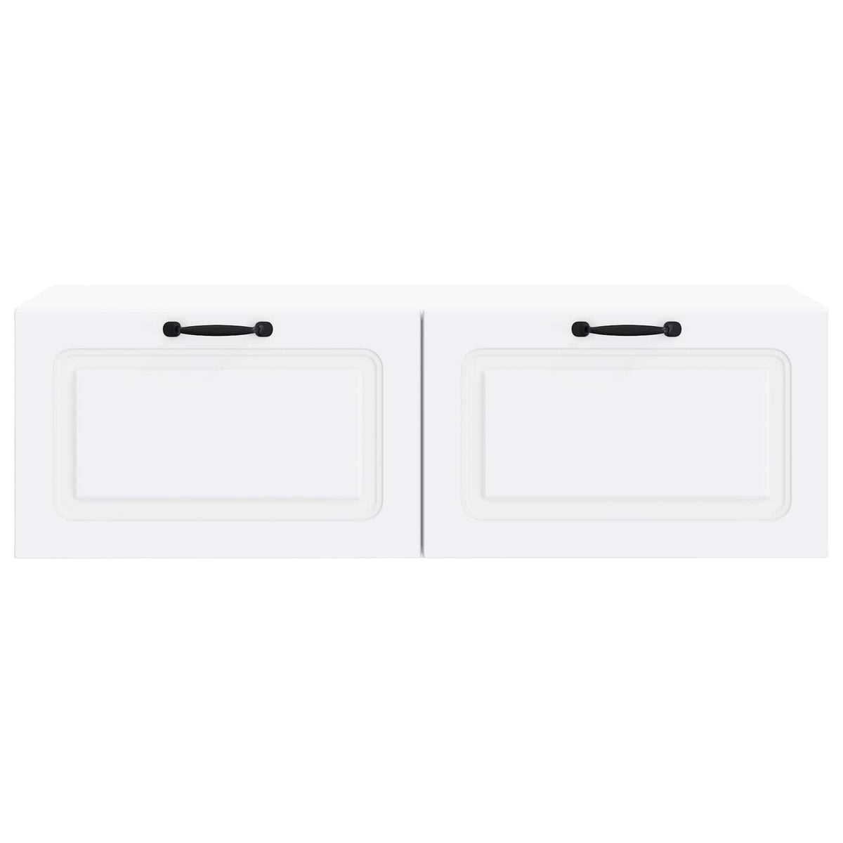 Wandmontierter TV-Schrank Weiß 98 x 41 x 30 cm Holzwerkstoff