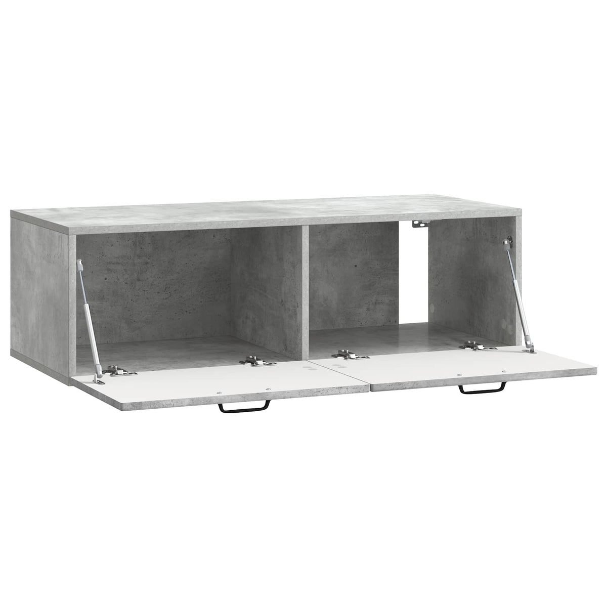 Wandmontierter TV-Schrank Betongrau 98 x 41 x 30 cm