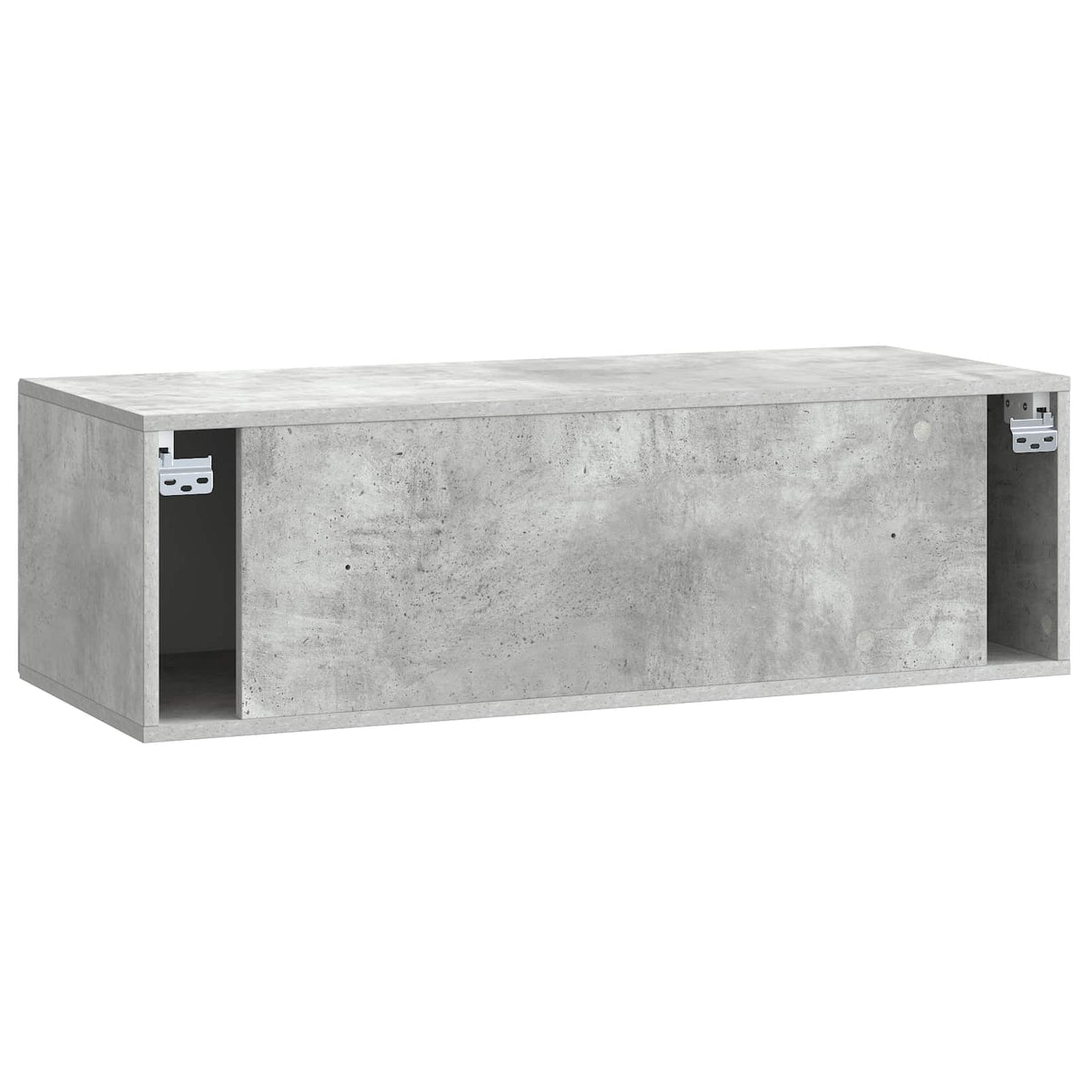 Wandmontierter TV-Schrank Betongrau 98 x 41 x 30 cm