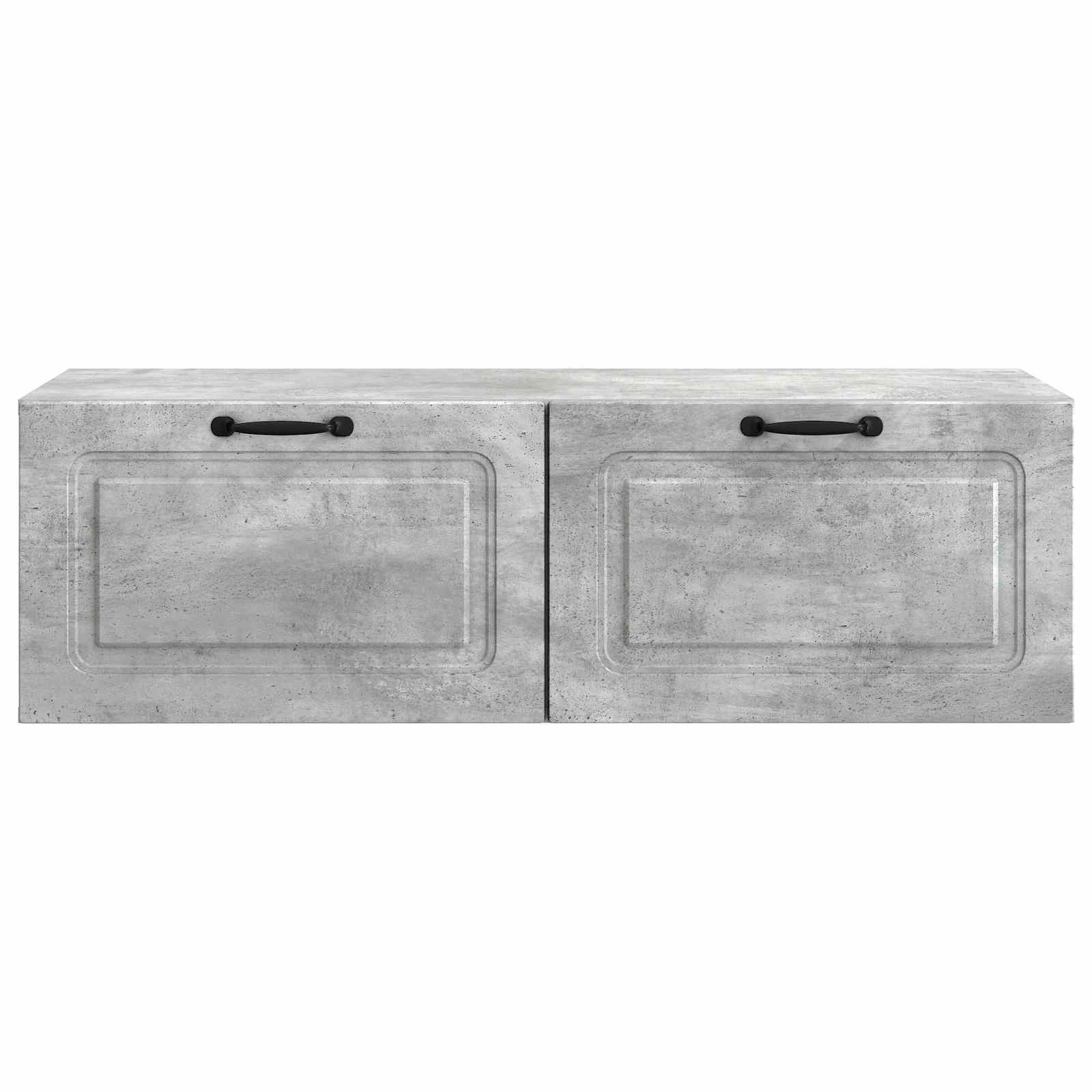 Wandmontierter TV-Schrank Betongrau 98 x 41 x 30 cm
