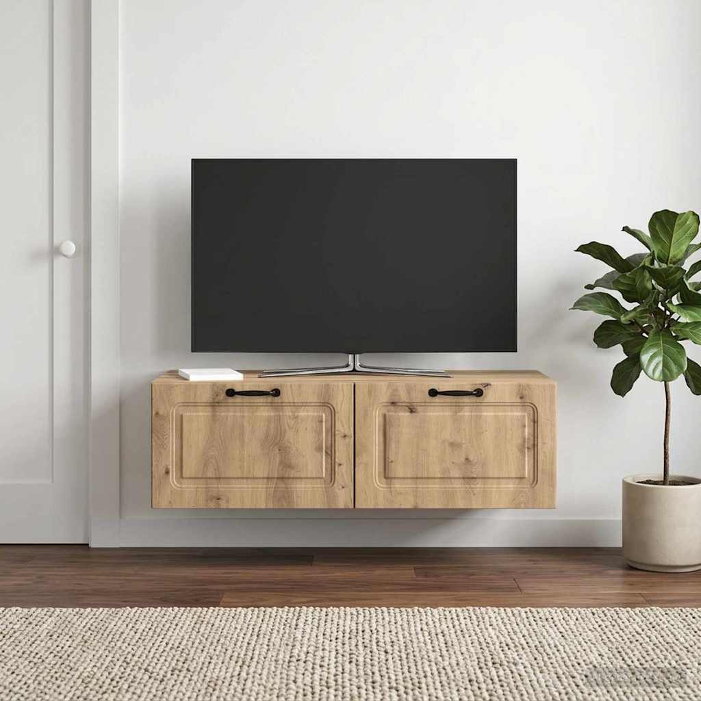 Wandmontierter TV-Schrank 98 x 41 x 30 cm Artisan-Eiche