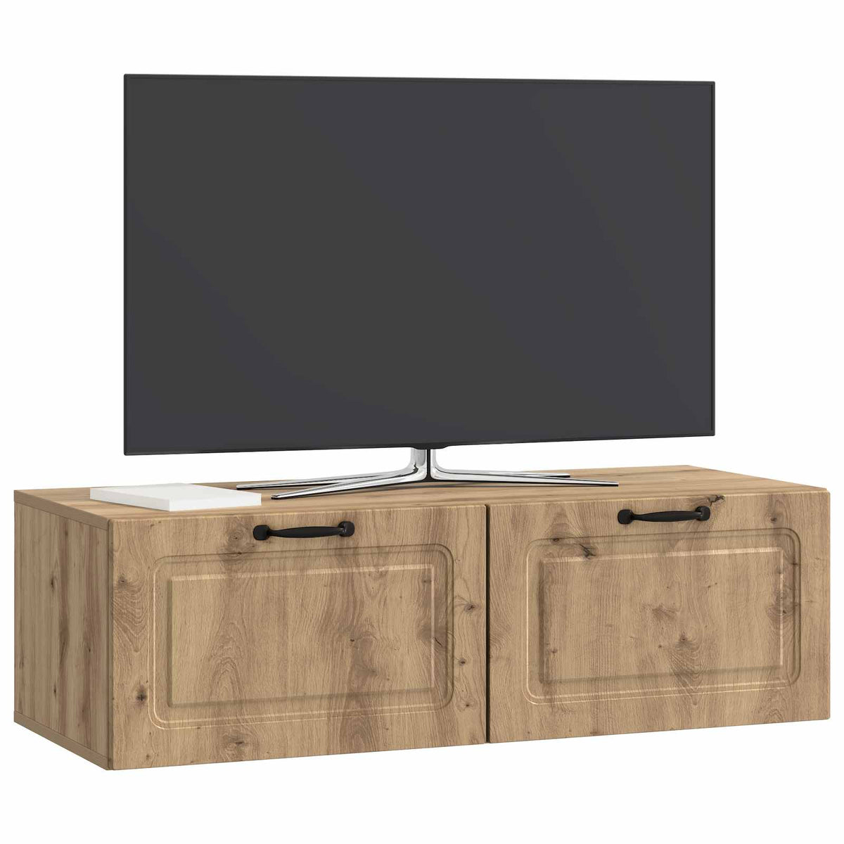 Wandmontierter TV-Schrank 98 x 41 x 30 cm Artisan-Eiche