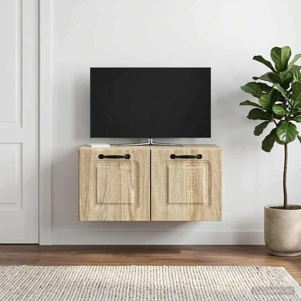 Wandmontierter TV-Schrank Sonoma-Eiche 59,5 x 31 x 30 cm