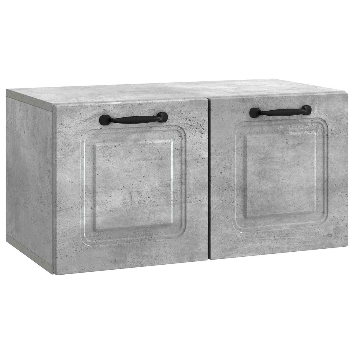 Wandmontierter TV-Schrank Betongrau 59,5 x 31 x 30 cm
