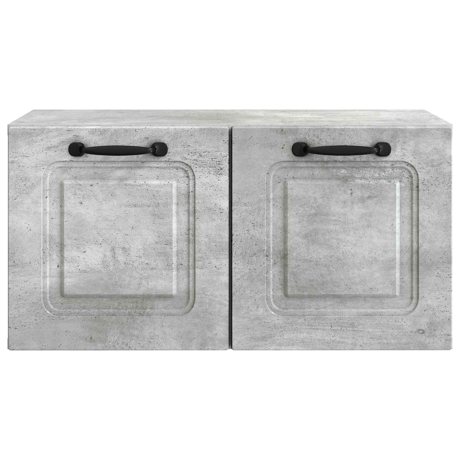 Wandmontierter TV-Schrank Betongrau 59,5 x 31 x 30 cm