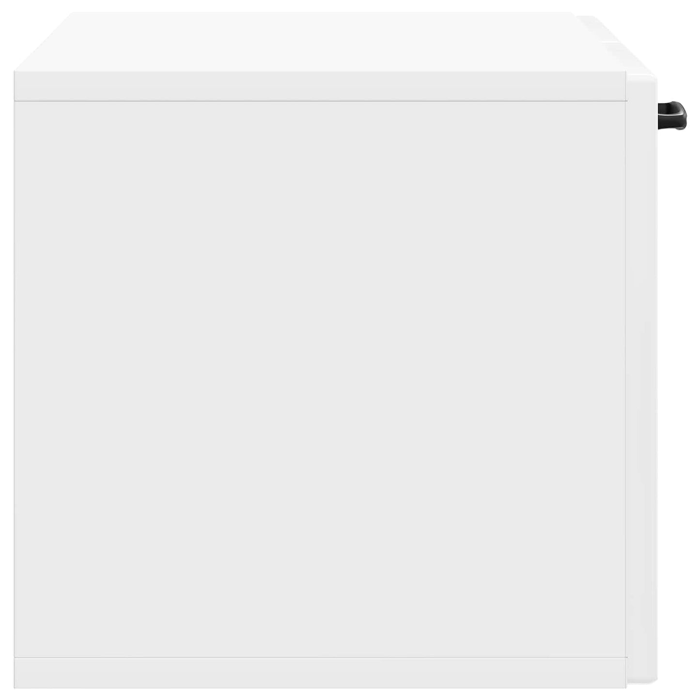 Wandmontierter TV-Schrank Hochglanz Weiß 59,5 x 31 x 30 cm