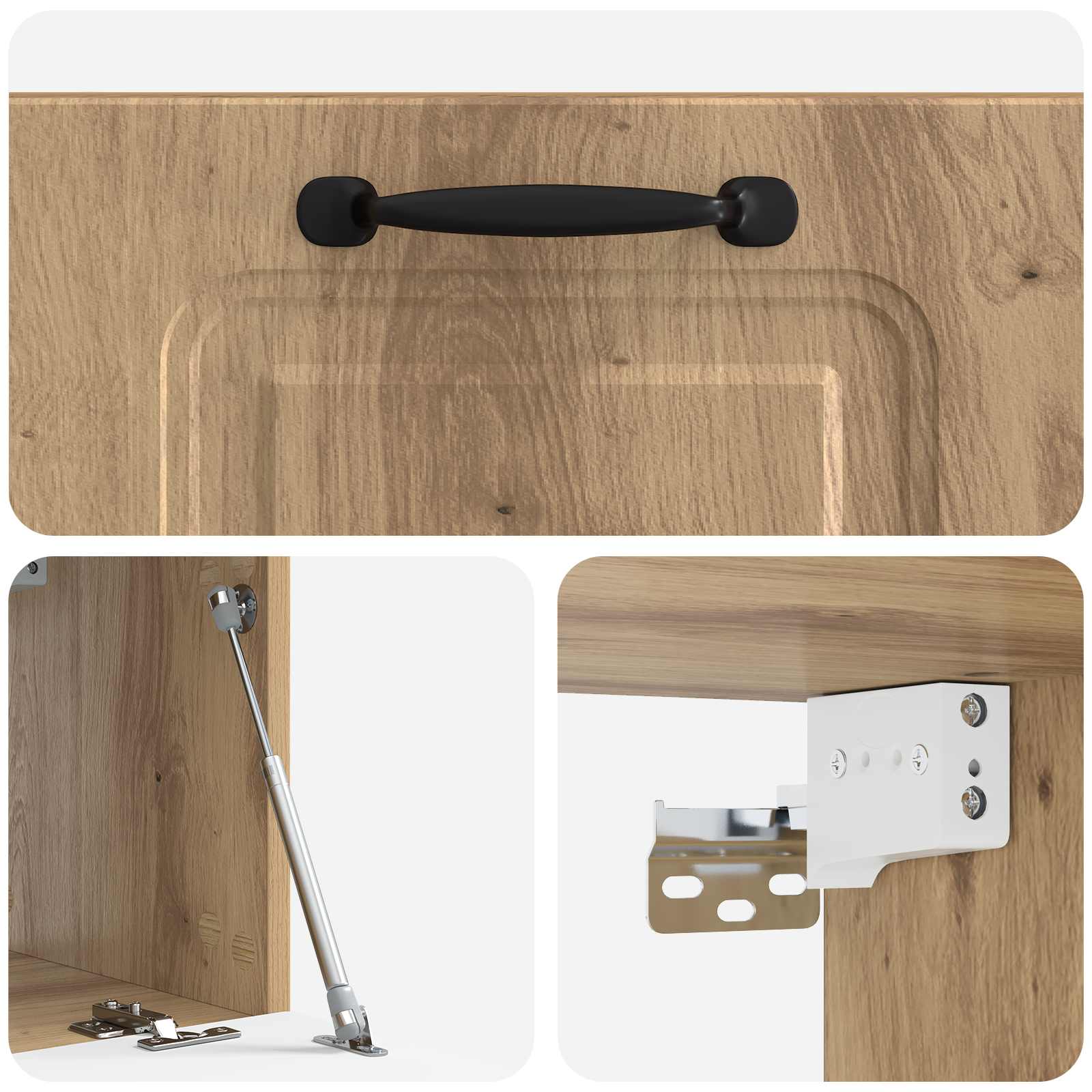 Wandmontierter TV-Schrank 59,5 x 31 x 30 cm Artisan-Eiche