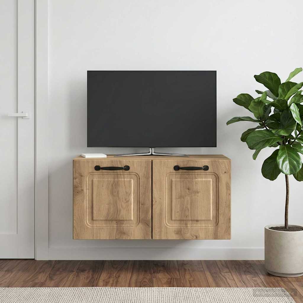 Wandmontierter TV-Schrank 59,5 x 31 x 30 cm Artisan-Eiche