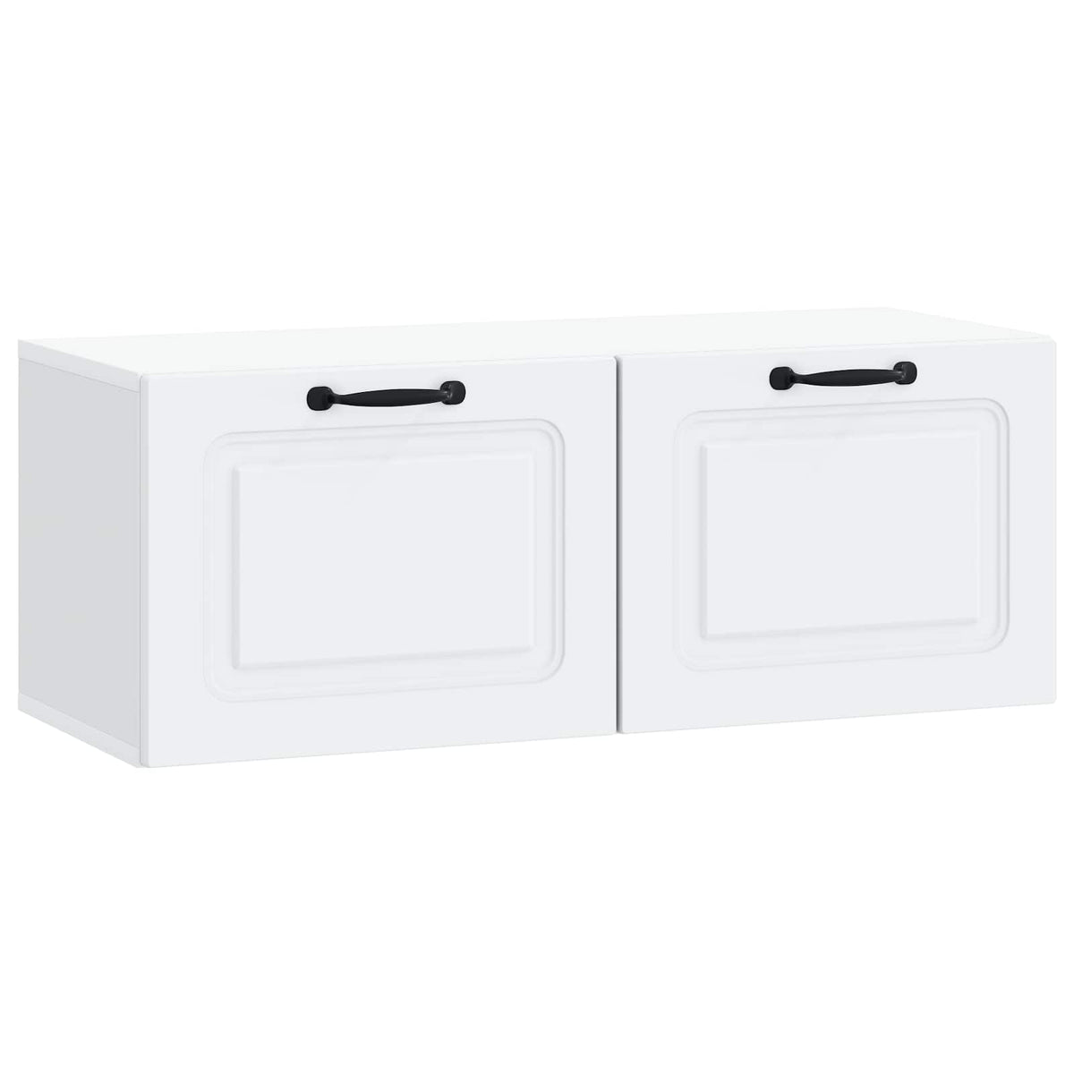 Wandmontierter TV-Schrank Weiß 78,5 x 31 x 30 cm Holzwerkstoff