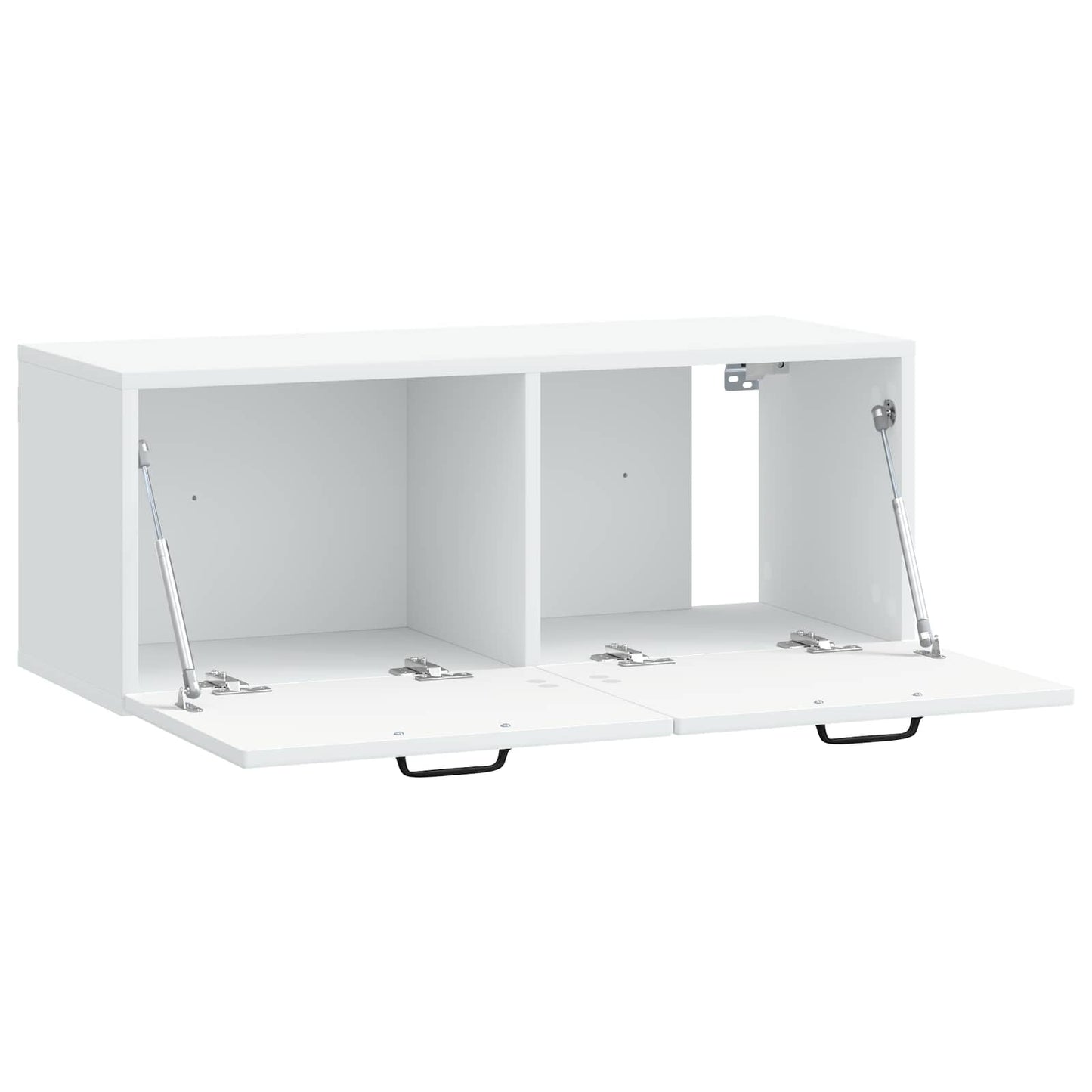 Wandmontierter TV-Schrank Weiß 78,5 x 31 x 30 cm Holzwerkstoff
