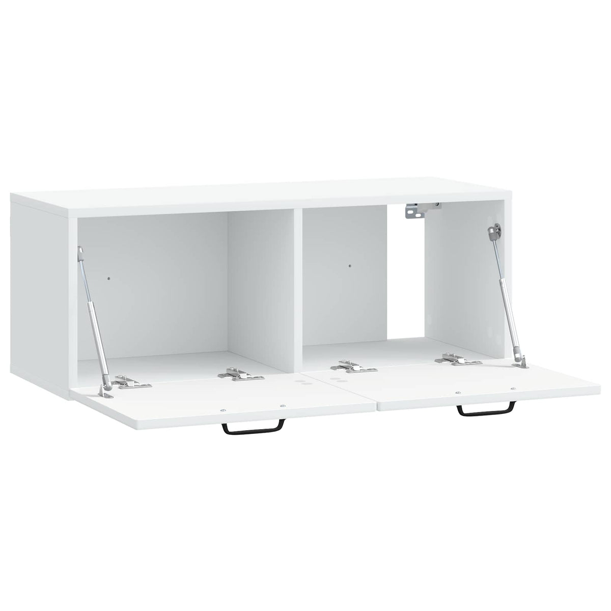 Wandmontierter TV-Schrank Weiß 78,5 x 31 x 30 cm Holzwerkstoff
