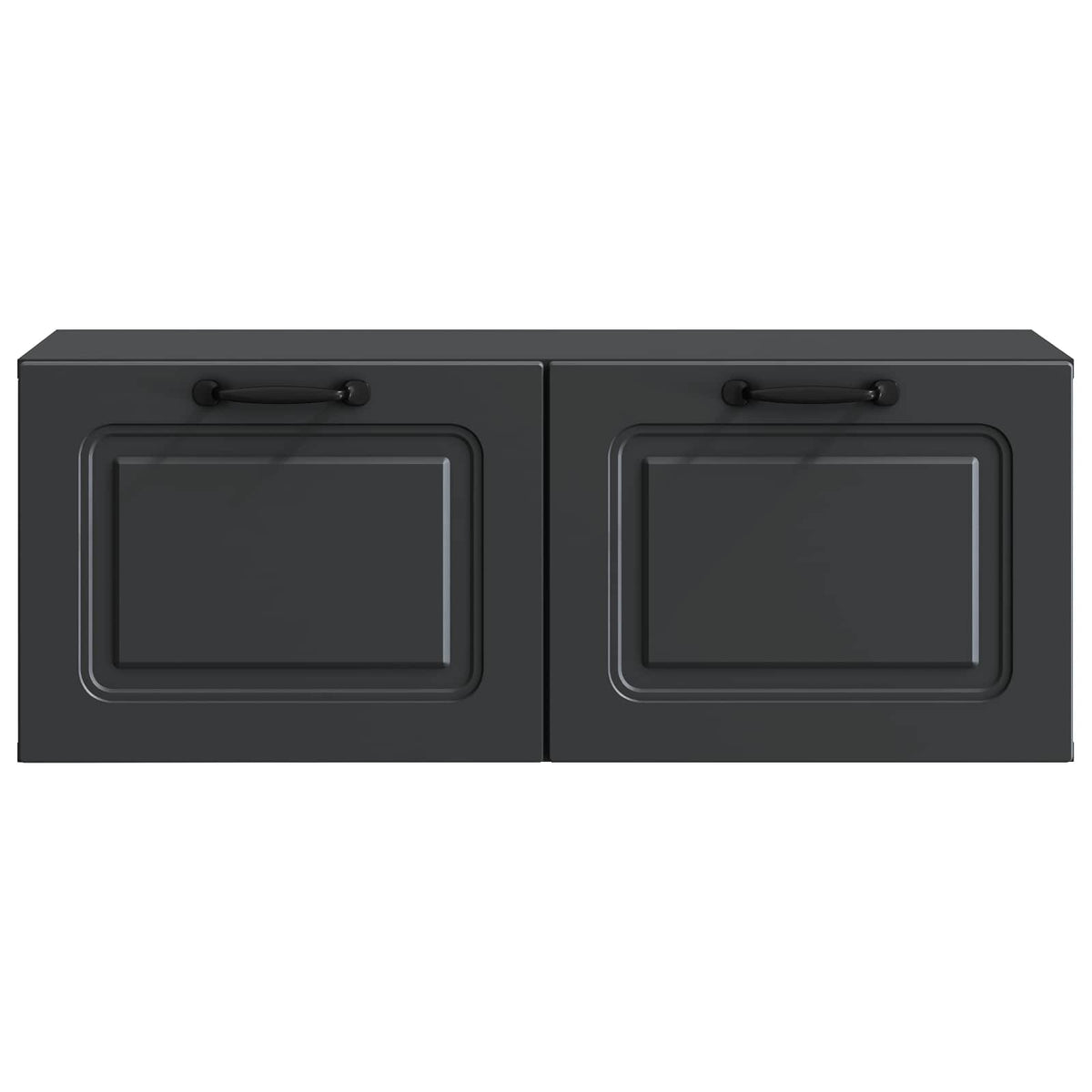 Wandmontierter TV-Schrank Schwarz 78,5 x 31 x 30 cm