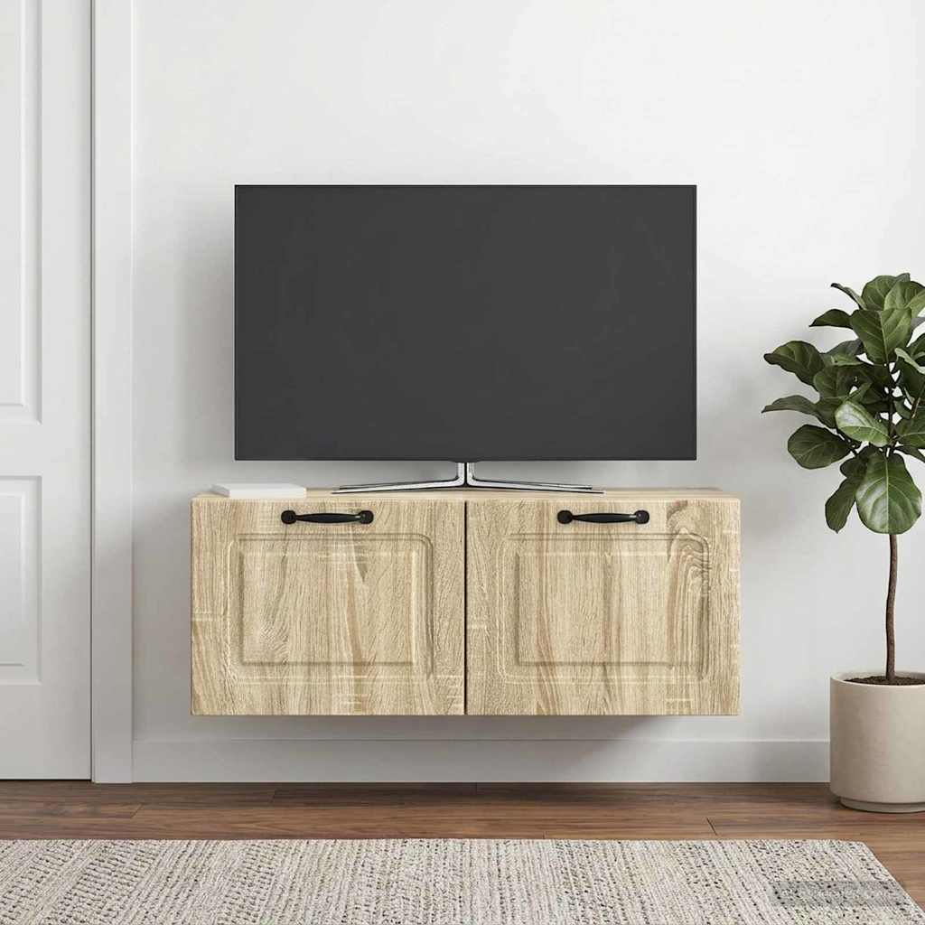 Wandmontierter TV-Schrank Sonoma-Eiche 78,5 x 31 x 30 cm