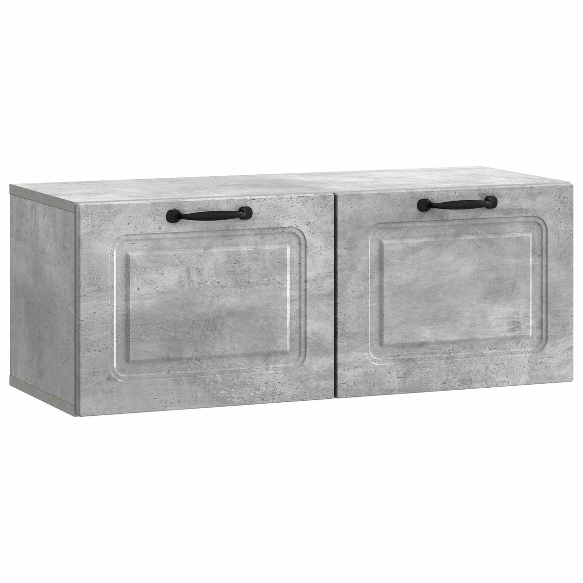 Wandmontierter TV-Schrank Betongrau 78,5 x 31 x 30 cm