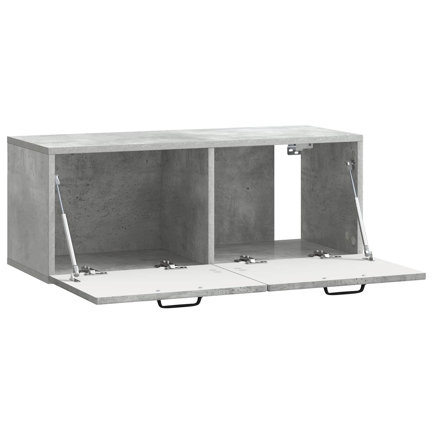 Wandmontierter TV-Schrank Betongrau 78,5 x 31 x 30 cm