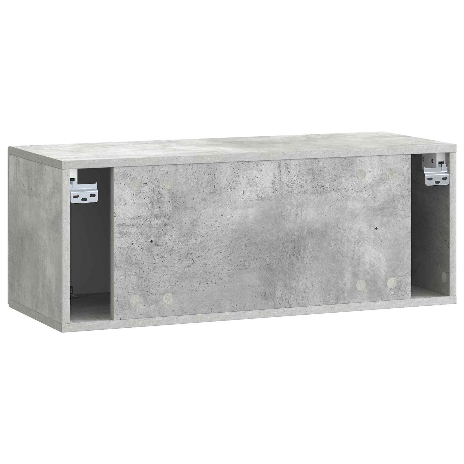 Wandmontierter TV-Schrank Betongrau 78,5 x 31 x 30 cm