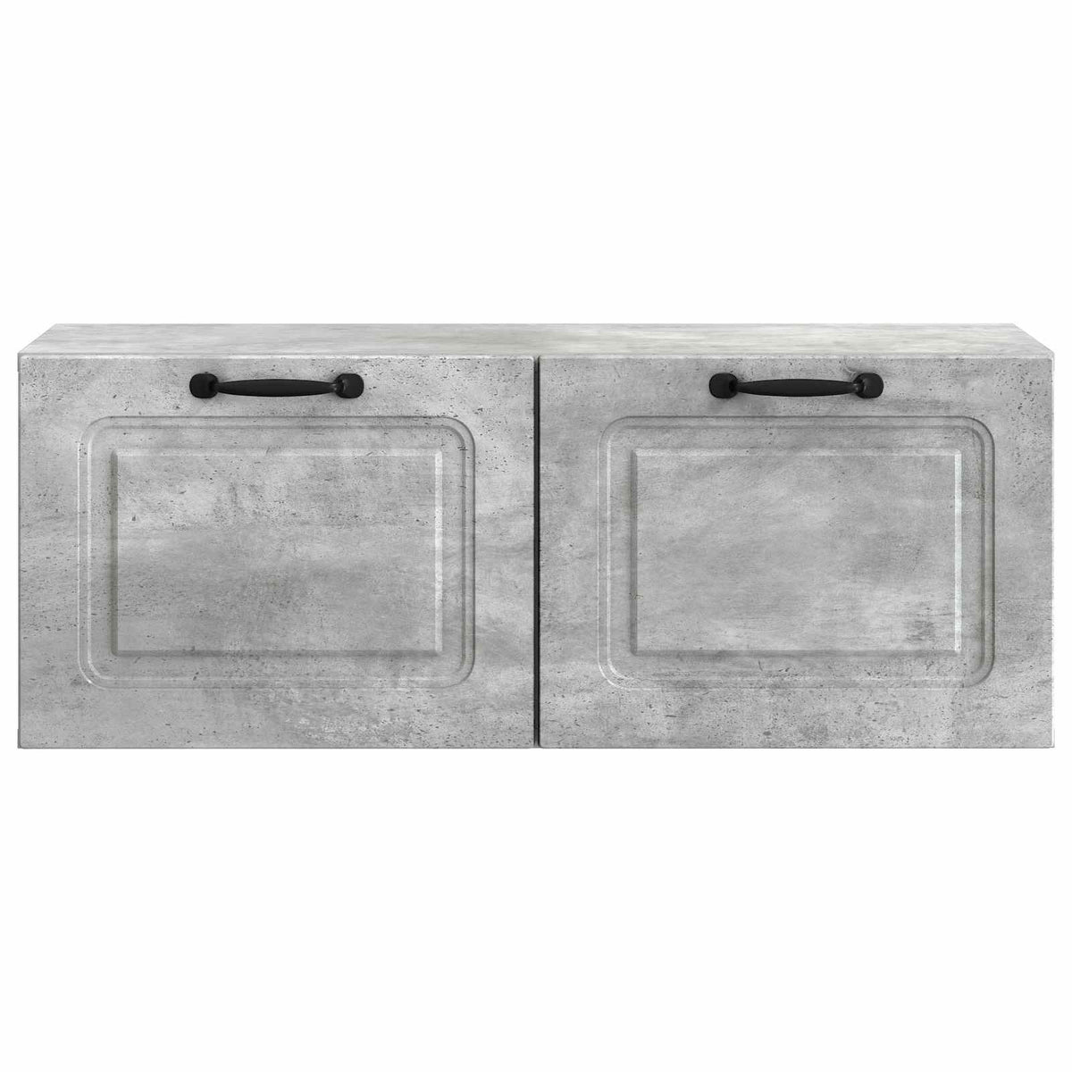 Wandmontierter TV-Schrank Betongrau 78,5 x 31 x 30 cm