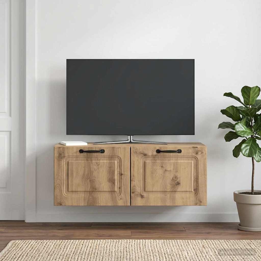 Wandmontierter TV-Schrank 78,5 x 31 x 30 cm Artisan-Eiche