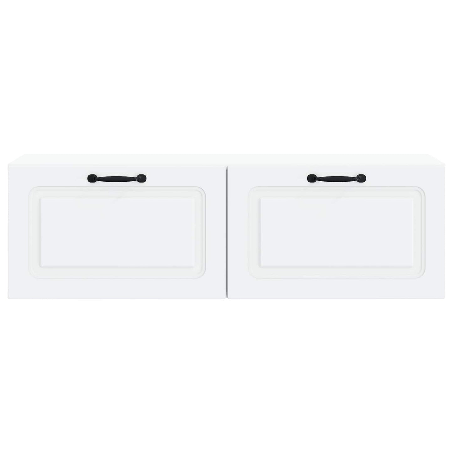 Wandmontierter TV-Schrank Weiß 98 x 31 x 30 cm Holzwerkstoff