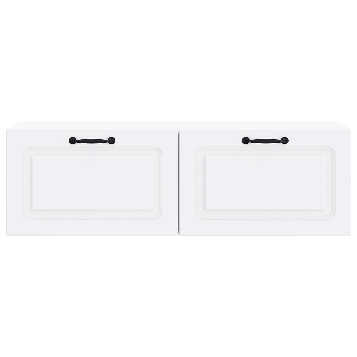 Wandmontierter TV-Schrank Weiß 98 x 31 x 30 cm Holzwerkstoff