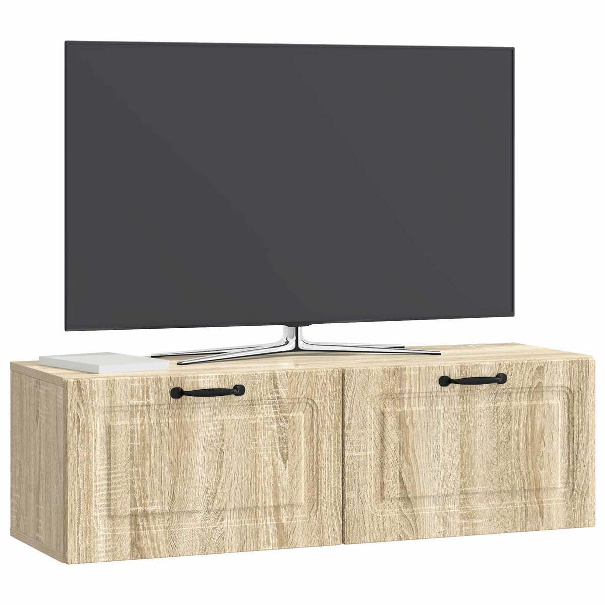 Wandmontierter TV-Schrank Sonoma-Eiche 98 x 31 x 30 cm