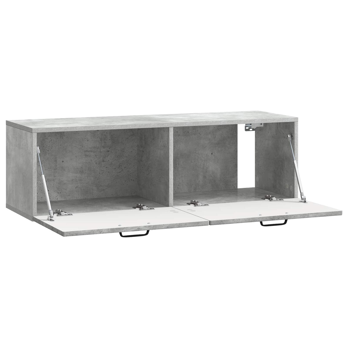 Wandmontierter TV-Schrank Betongrau 98 x 31 x 30 cm
