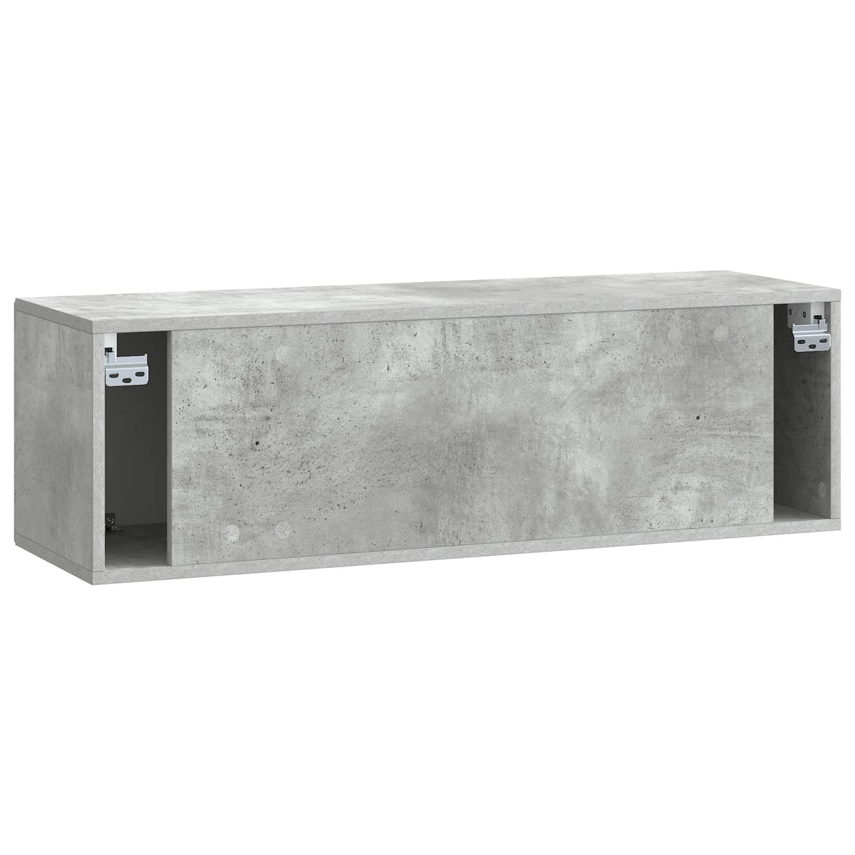 Wandmontierter TV-Schrank Betongrau 98 x 31 x 30 cm