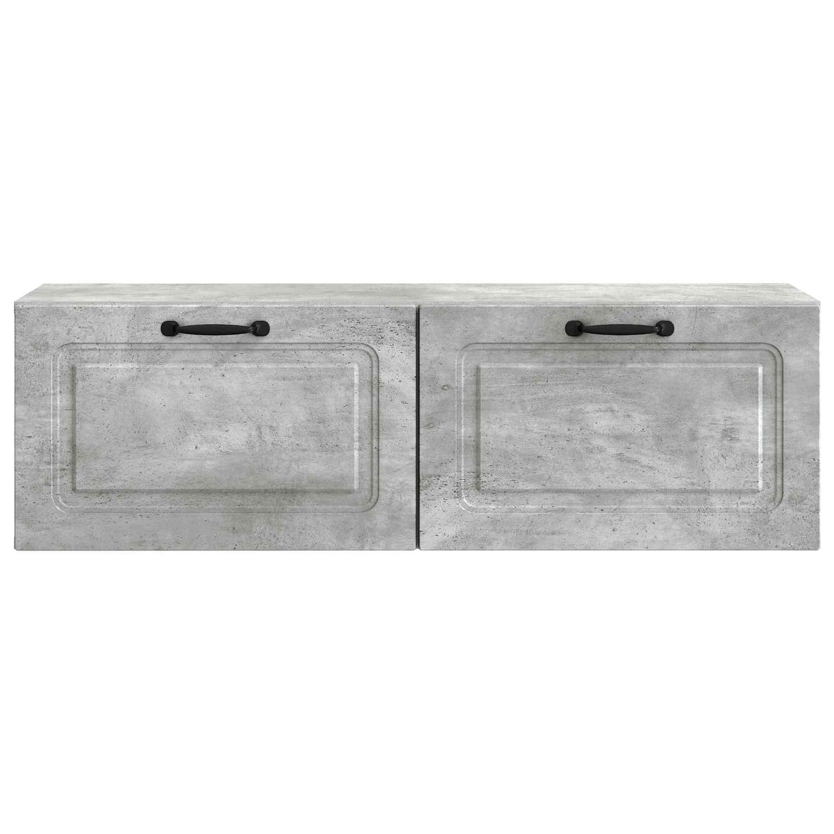 Wandmontierter TV-Schrank Betongrau 98 x 31 x 30 cm
